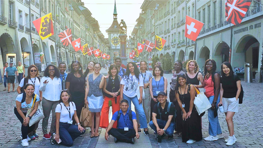 Participants enjoyed a tour around the old city of Bern, a UNESCO World Heritage.