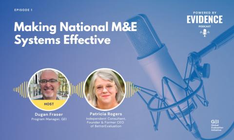 GEI Powered by Evidence Podcast Episode 1: Making National M&E Systems Effective