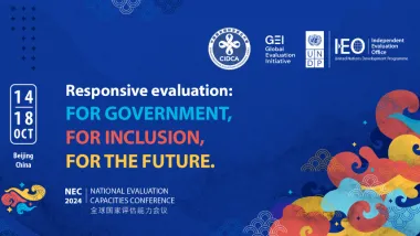 2024 National Evaluation Capacities (NEC) Conference | October 14 to 18 | Beijing, China