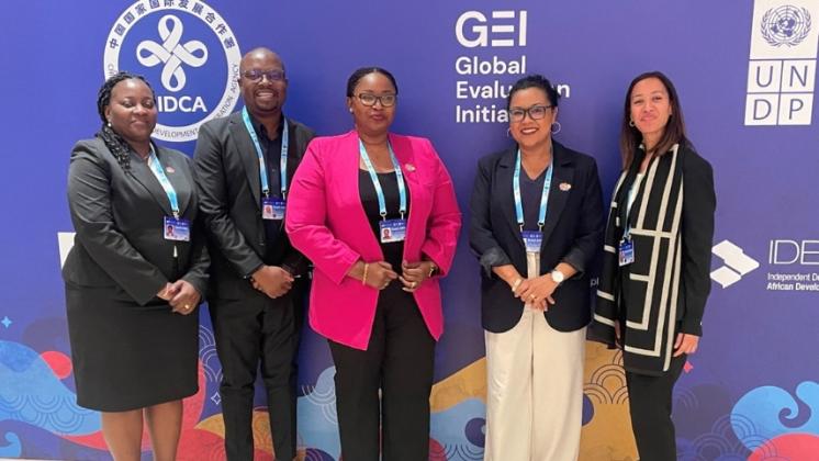 2024 National Evaluation Capacities (NEC) Conference in Beijing | Representatives from the Center for Learning on Evaluation and Results for Anglophone Africa (CLEAR-AA), an implementing partner of the Global Evaluation Initiative