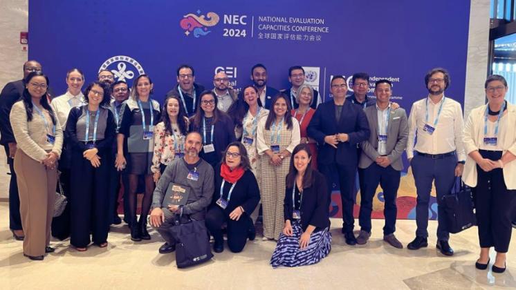 The Center for Learning on Evaluation and Results for Latin America and the Caribbean at the 2024 NEC Conference in Beijing